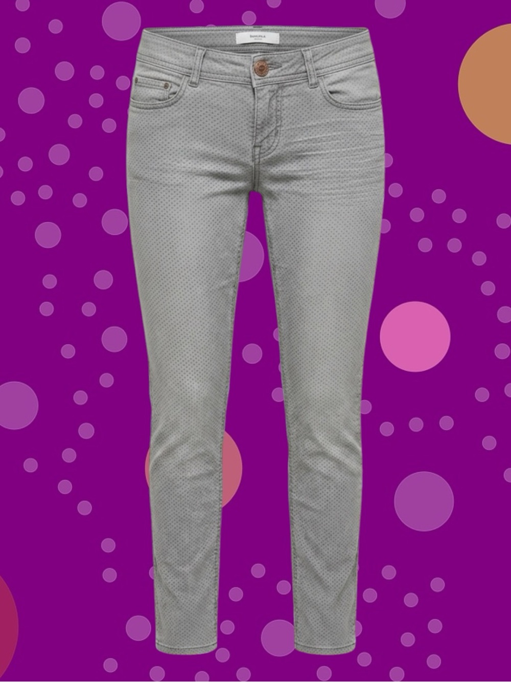 SO Y2K Retro Classic Preppy Eclectic Grandpa Minimalist Casual Micro Dot Pants 7